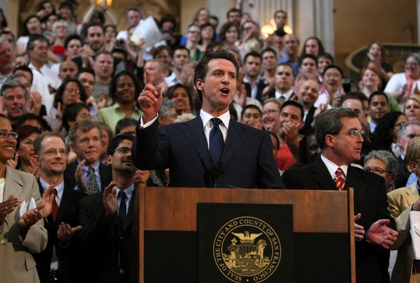 San Francisco Mayor Gavin Newsom(Photo by Justin Sullivan/Getty Images)