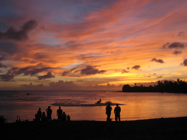 A Beautiful Sunset on Guam ( Photo Courtesy of Guampedia)
