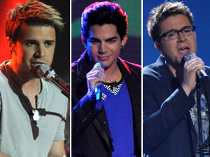 idol3000402 Kris Allen, Adam Lambert , Danny Gokey