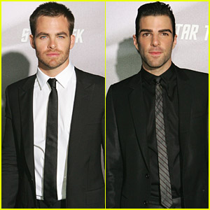 Chris Pine and Zachary Quinto