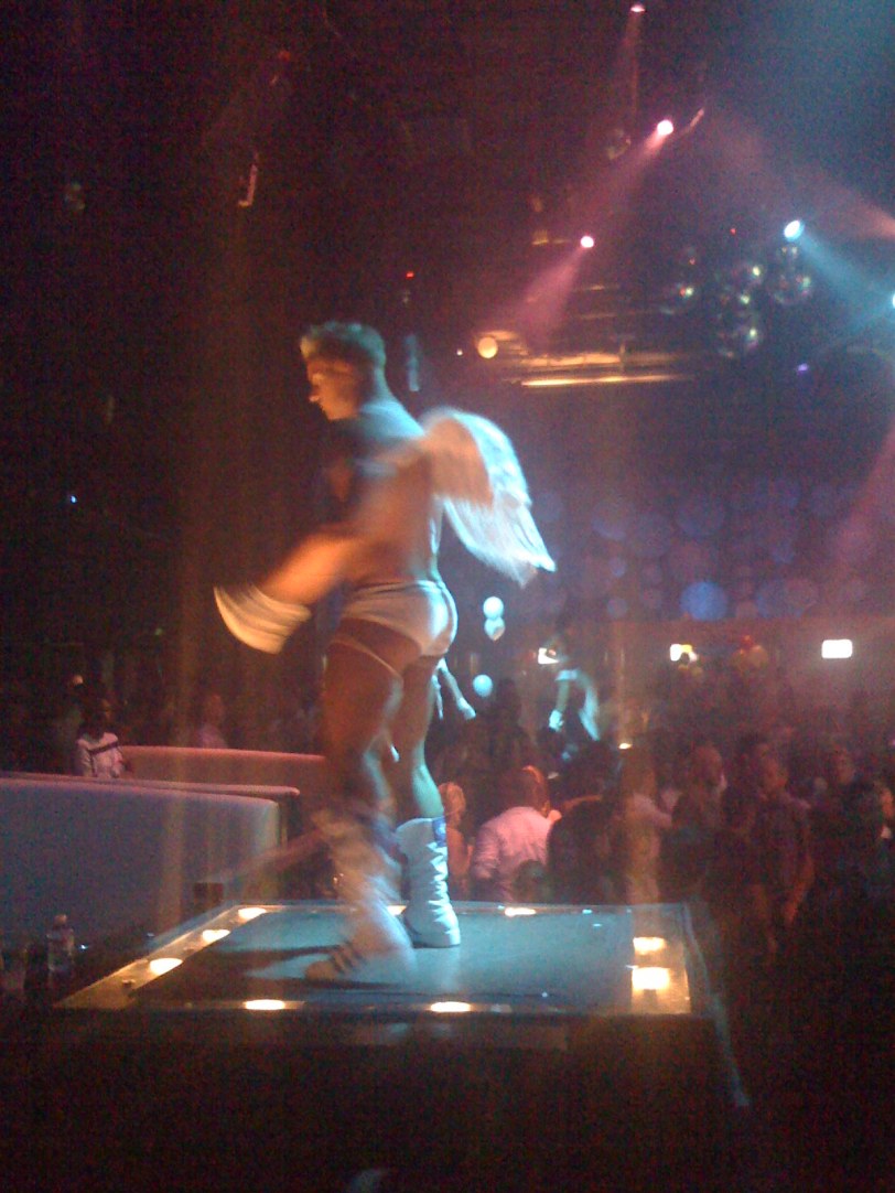 Angel dancer at Krave ( photo by Tasithoughts)