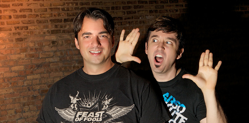 Marc Felion and Fausto Fernos of the Award Winning Podcast Feast of Fun