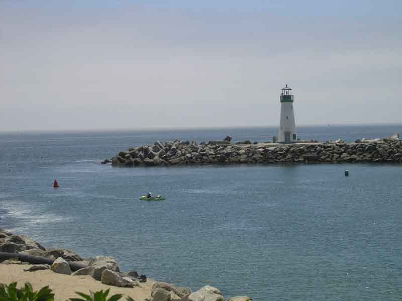 Santa Cruz Harbor Entrance