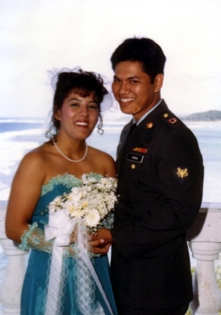 michjrwedding4 Michelle and Angelo on their wedding day