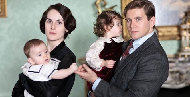 Michelle Dockery and Allen Leech from Downton Abbey